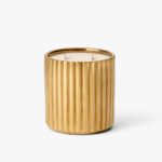 Luxe Collection - Gold Ribbed Vessel, Standard, Gold